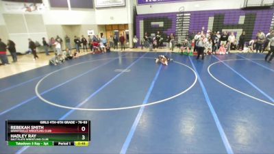 76-83 lbs Round 2 - Rebekah Smith, Grantsville Wrestling Club vs Hadley Ray, Salt Flats Wrestling Club