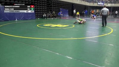 110 lbs Consolation - Koralyz Luyando, Tobyhanna vs Emma Cain, Millville