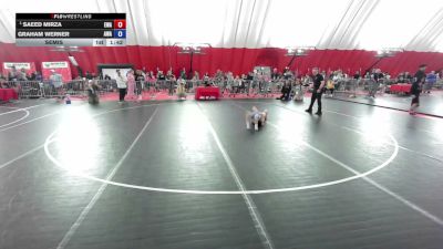 53 lbs Semis - Saeed Mirza, Edina Wrestling Association vs Graham Werner, Askren Wrestling Academy