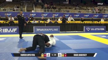 Isaiah Jahad Riley vs Fabricio Lopes Vital 2026 Pan Jiu Jitsu IBJJF Championship