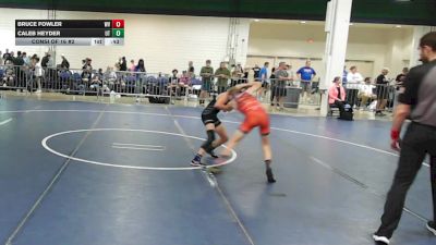 85 lbs Consi Of 16 #2 - Bruce Fowler, WV vs Caleb Heyder, UT