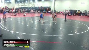 132 lbs Round 6 (16 Team) - Izrael Canales, Team Michigan Blue - DEV vs Hayden Biggs, Intense Wrestling Club