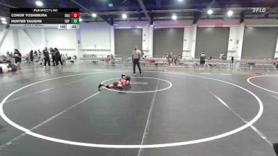 54 lbs 5th Place - Conor Yoshimura, California Grapplers vs Hunter Vaughn, Top Rank Hammers