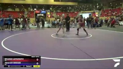 144 lbs Round 1 - Ryleigh Lefkowitz, OK vs Meghan Breger, OK