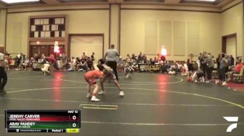 85 lbs 1st Place Match - Jeremy Carver, Steel Valley Renegades vs Arav Pandey, American Dream