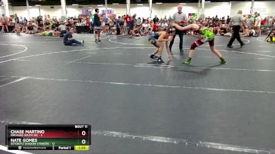 120 lbs Round 4 (6 Team) - Nate Gomes, EsteBoyz Shadow Strikers vs Chase Martino, Orchard South WC