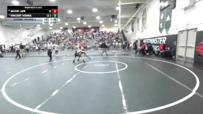 144 lbs Champ. Round 2 - Jacob Lair, Palm Springs vs Vincent Hanna, Calvary Chapel/SA