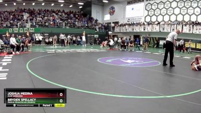 113 lbs Quarterfinal - Bryden Spellacy, Padua Franciscan (Parma) vs Joshua Medina, Clay (Oregon)