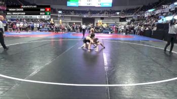 6A 144 lbs Semifinal - Noah Davis, Brookwood Jr-Sr vs Bill Bradford, Mountain Brook