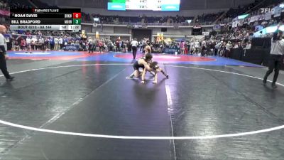 6A 144 lbs Semifinal - Noah Davis, Brookwood Jr-Sr vs Bill Bradford, Mountain Brook