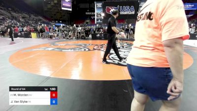 130 lbs Round Of 64 - Madison Worden, NV vs Juliana Van Slyke, PA