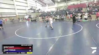 97 lbs 2nd Place Match - Scout Scott, ID vs Perry Fowler, UT