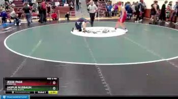 160 lbs Cons. Round 5 - Jaspur Nusbaum, Burns/Pine Bluffs vs Jesse Page, Evanston