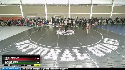 70 lbs Champ. Round 1 - Dayson Duke, Idaho Gold WC vs Knox Peasley, INWTC