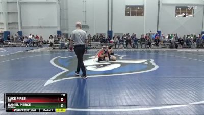 141 lbs Cons. Round 2 - Daniel Pierce, Messiah vs Luke Pires, RIT