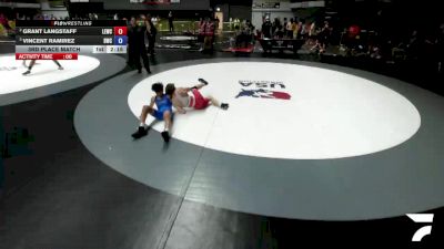 126 lbs 3rd Place Match - Grant Langstaff, Livermore Elite Wrestling Club vs Vincent Ramirez, Delta Wrestling Club