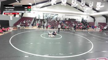 197 lbs Semifinal - Eli Lupton, Lyon College vs Kevin Shaw, Huntingdon