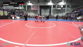 120 lbs Quarterfinal - Eli Stark, Tiger Trained Wrestling vs Able Greenwood, Mannford Pirate Youth Wrestling