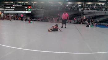 53-57 lbs Cons. Semi - Lionel Perez, Stillman Valley WC vs John Herzog, Legacy Wrestling