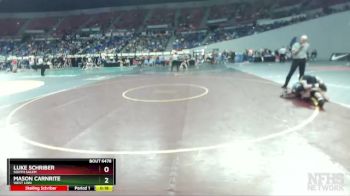 6A-150 lbs Cons. Round 4 - Mason Carnrite, West Linn vs Luke Schriber, South Salem