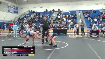 110 lbs Cons. Round 3 - Rebecca Jimenez, Unattached vs Sabrina Garcia, Cerritos College