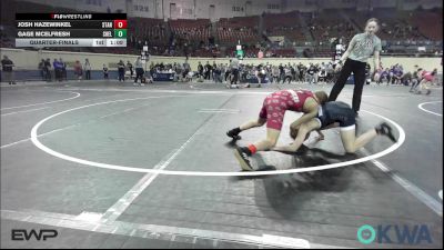 70 lbs Quarterfinal - Josh Hazewinkel, Standfast vs Gage McElfresh, Shelton Wrestling Academy