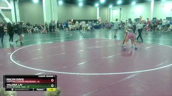 120 lbs Champ Round 1 (16 Team) - Malyn Davis, Team Iowa Sunshine Smackdown vs Valeria Lai, SEAAU National Team