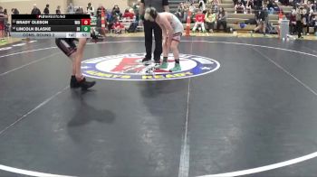 110 lbs Cons. Round 2 - Brady Oleson, Winneconne vs Lincoln Blaske, Elk River