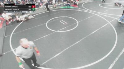 190 lbs Champ. Round 2 - Zachary Oslick, Sunny Hills High School vs Jonsea Garcia, Eleanor Roosevelt High School