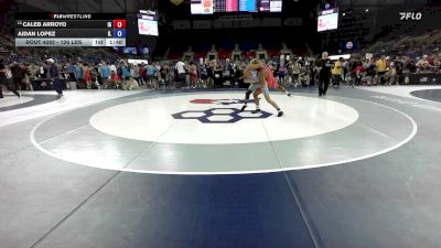 126 lbs Champ. Rd Of 128 - Caleb Arroyo, IA vs Aidan Lopez, IL