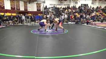 215 lbs Champ. Round 1 - Wes Wolke, Brownsburg vs Aiden Cooley, Allen