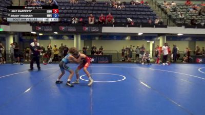 92 lbs Champ. Rd Of 16 - Luke Rafferty, Ohio Crazy Goats Wrestling vs Brady Knadler, NB Elite Wrestling Club