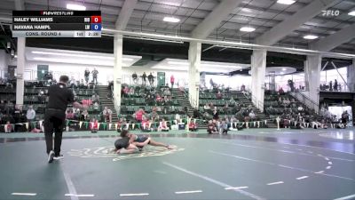 110 lbs Cons. Round 4 - Haley Williams, Rio Grande vs Havana Hampl, Lindsey Wilson