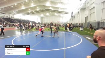 120 lbs Consi Of 8 #2 - Chase Brewer, No Team vs Isaiah Ruiz, New Mexico Bad Boyz