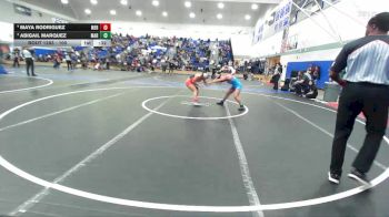 100 lbs 3rd Place Match - Maya Rodriguez, Merced vs Abigail Marquez, Marina