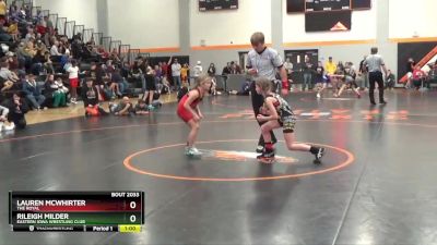 GB-3 lbs Round 2 - Lauren Mcwhirter, The Royal vs Rileigh Milder, Eastern Iowa Wrestling Club