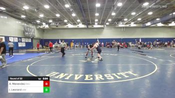 285 lbs Round Of 32 - AJ Menendez, Roger Williams vs Ian Leonard, Southern Maine