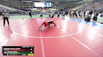 215 lbs Cons. Round 2 - Salvador Ortiz, Team Idaho Wrestling Club vs Draven McAllister, Michigan