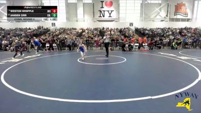 61 lbs Cons. Round 4 - Weston Whipple, Journeymen Wrestling Club vs Jansen Orr, Club Not Listed