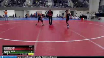 55 lbs Semis (4 Team) - Easton Guck, Perham vs Jase Browen, LPGE/B Wolves