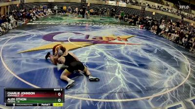 133 lbs Round 2 (4 Team) - Alex Othon, Tahoma vs Charlie Johnson, Northfield