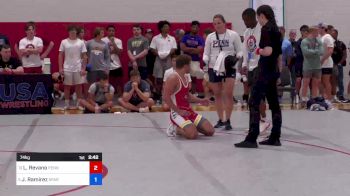 74 kg Quarterfinal - Lucas Revano, Pennsylvania RTC vs Julian Ramirez, Spartan Combat RTC