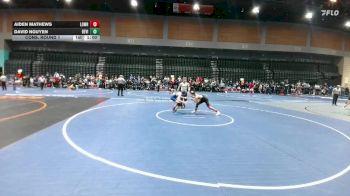 106 lbs Cons. Round 1 - David Nguyen, Bella Vista vs Aiden Mathews, Lowry