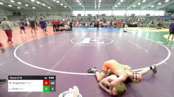 119 lbs Round Of 16 - Micah Engelman, Mat Assassins Black vs Luke Cline, Team Shutt