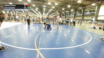 195 lbs Rr Rnd 2 - Jeremiah Heath, Nu Jeru Spartans - HSB vs Luke Adamson, New Kent Wrestling Club - HSB