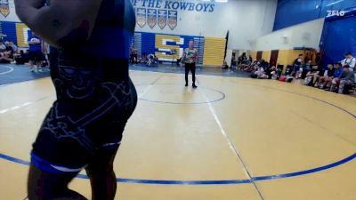 285 lbs Champ Round 1 (16 Team) - Roderick Jones, Wellington vs Jensen Devries, Attack WC