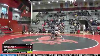 106 lbs 5th Place Match - Kendall Kurtz, Iowa City, City High vs Panos Christos, Iowa City, Liberty