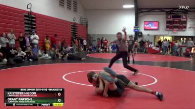 Round 2 - Grant Parsons, Tomahawk Wrestling Club vs Kristofer Higdon, Camp Point Youth Wrestling