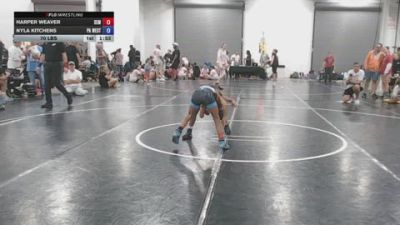 70 lbs Rr Rnd 2 - Harper Weaver, Wyoming Seminary - GK12E vs Nyla Kitchens, PA West Black - GK12E