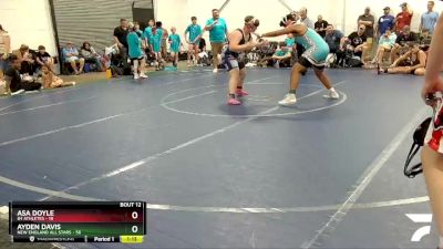 210 lbs Round 3 (8 Team) - Ayden Davis, New England All Stars vs Asa Doyle, 84 Athletes